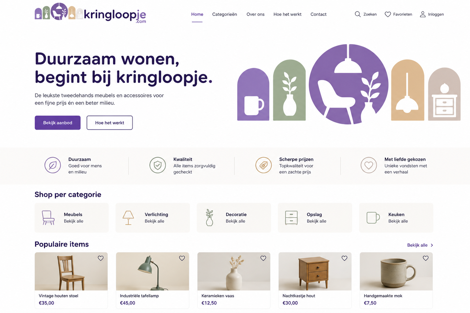 Kringloopje illustratie